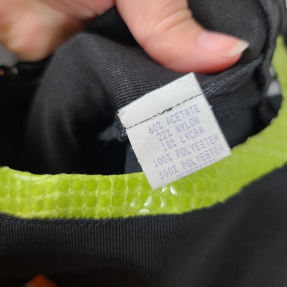 Vintage Cache Black Sequin Bodice & Accordion Pleat Georgette Split Maxi Dress - Picture 12 of 16